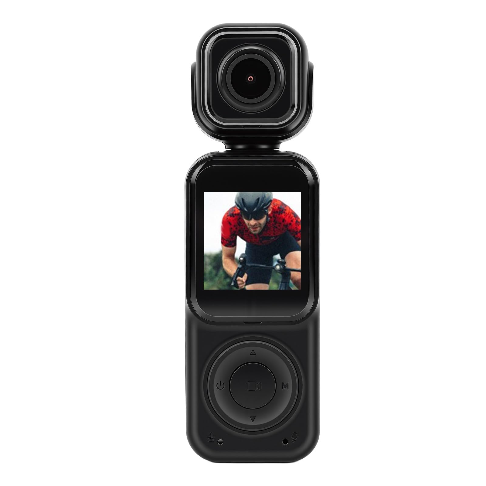 4K Handheld Camera, 180 Rotating Lens 1.53 Inch Screen WiFi Enabled with Front Rear Dual Lens Anti Shake, for Cycling Travel Life Recording-picture-26