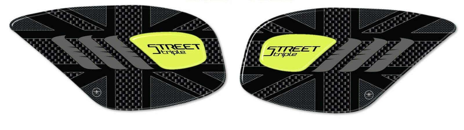 Autocollants 3D Résinés Labelbike Pour Triumph Street Triple 765 R 2024 - Protection & Décoration Réservoir
