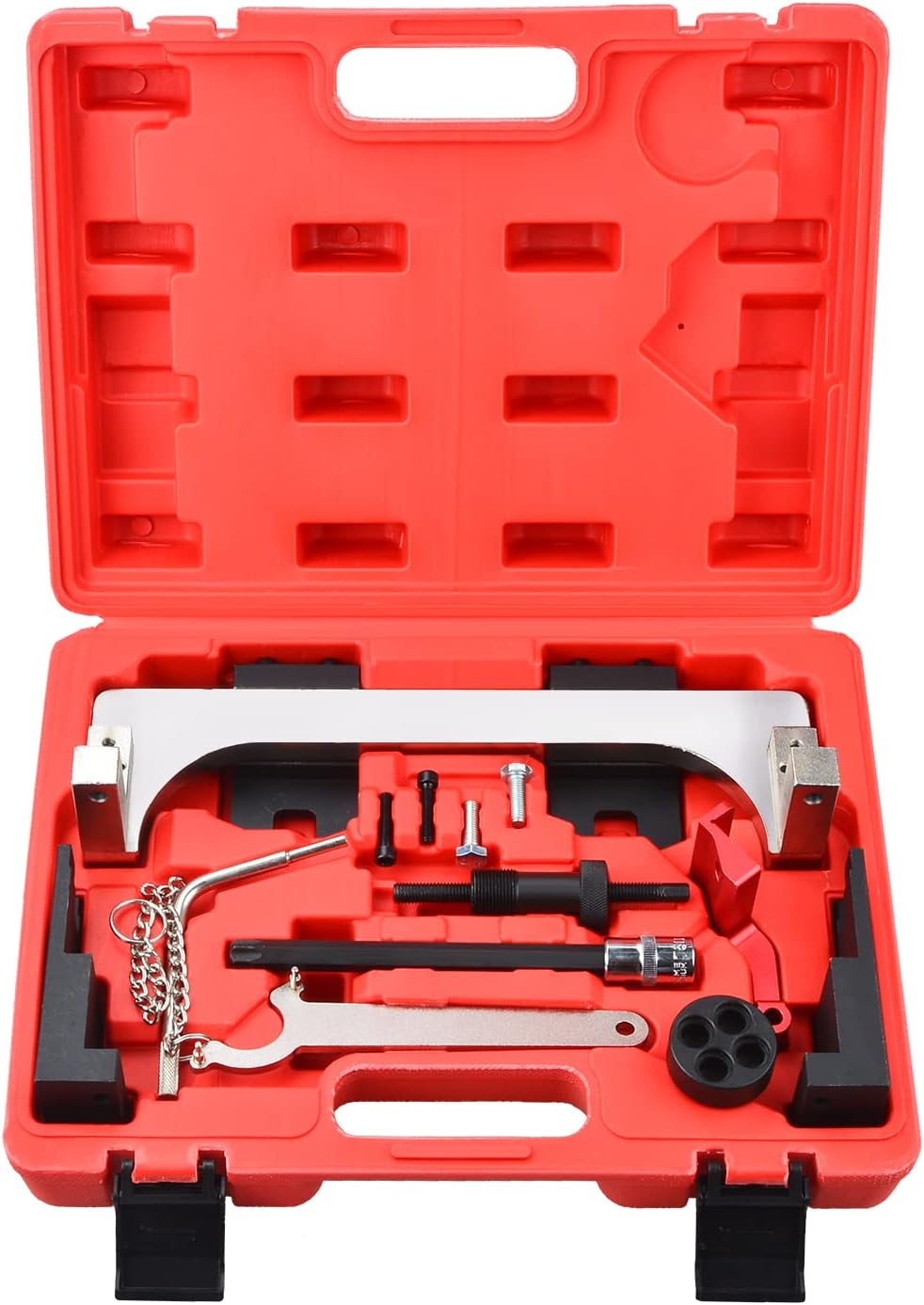 Cozyel Kit Messa In Fase Motore 13 Pezzi, Strumenti Per Di Regolazione Albero A Camme Motore, Compatibile Con BMW/Mini B38/B46/B48/B58, Ideale Per - Foto 4