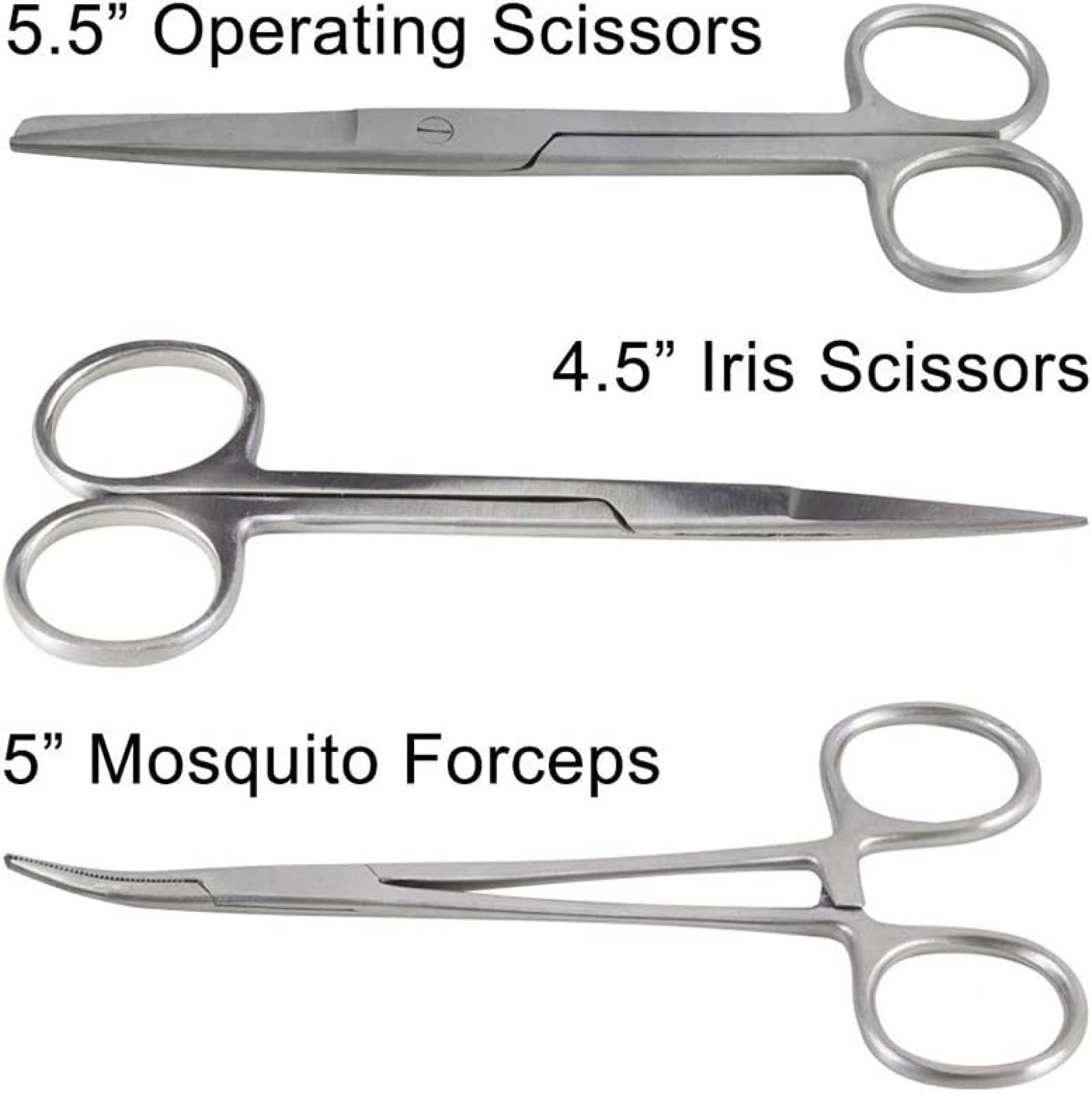 Kit di Strumenti di Dissezione, Set di Dissezione da 22 Pezzi per Anatomia di Laboratorio di Biologia, per Laboratorio Veterinario, Anatomia, Botanica, Studenti di Medicina di Biologia