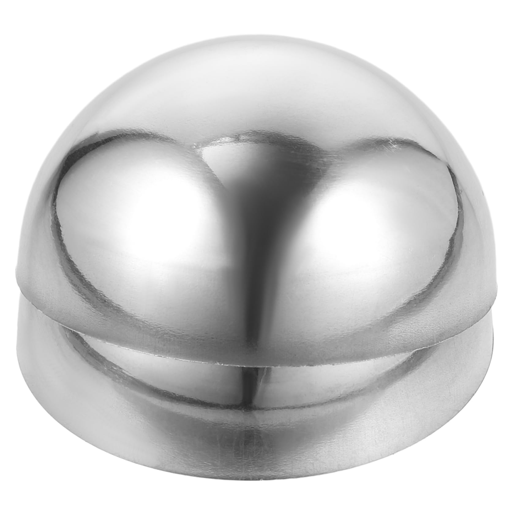 HOOTNEE Sturdy Stainless Steel Hollow Hemisphere Balls Oval Gazing Balls Semicircle Steps for Home Decor