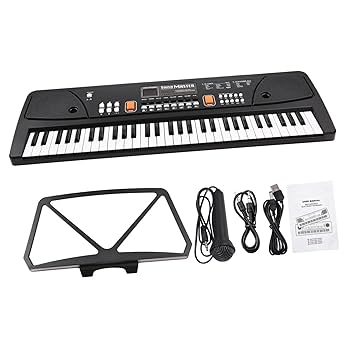 Amazon | 大人 電子キーボード 61鍵電子キーボード多機能電子