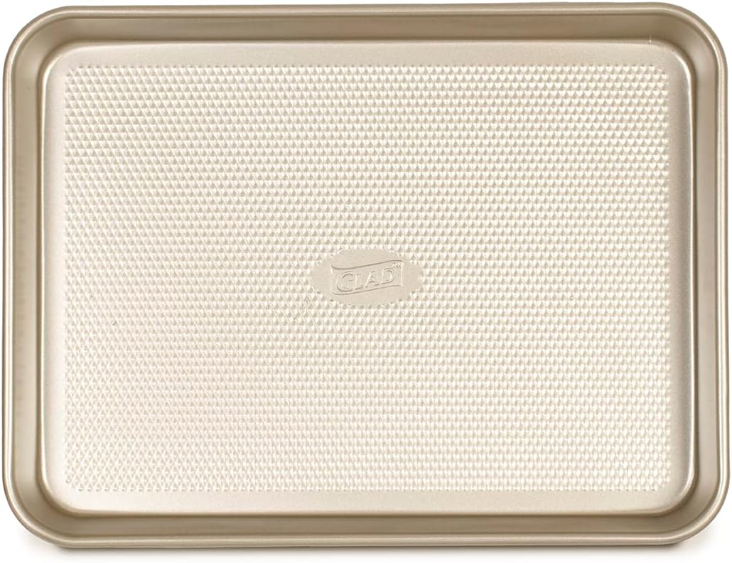 Glad Baking Pan Nonstick - Oblong Metal Dish for Cake and Lasagna - Heavy Duty Carbon Steel Bakeware, Medium - Image 6