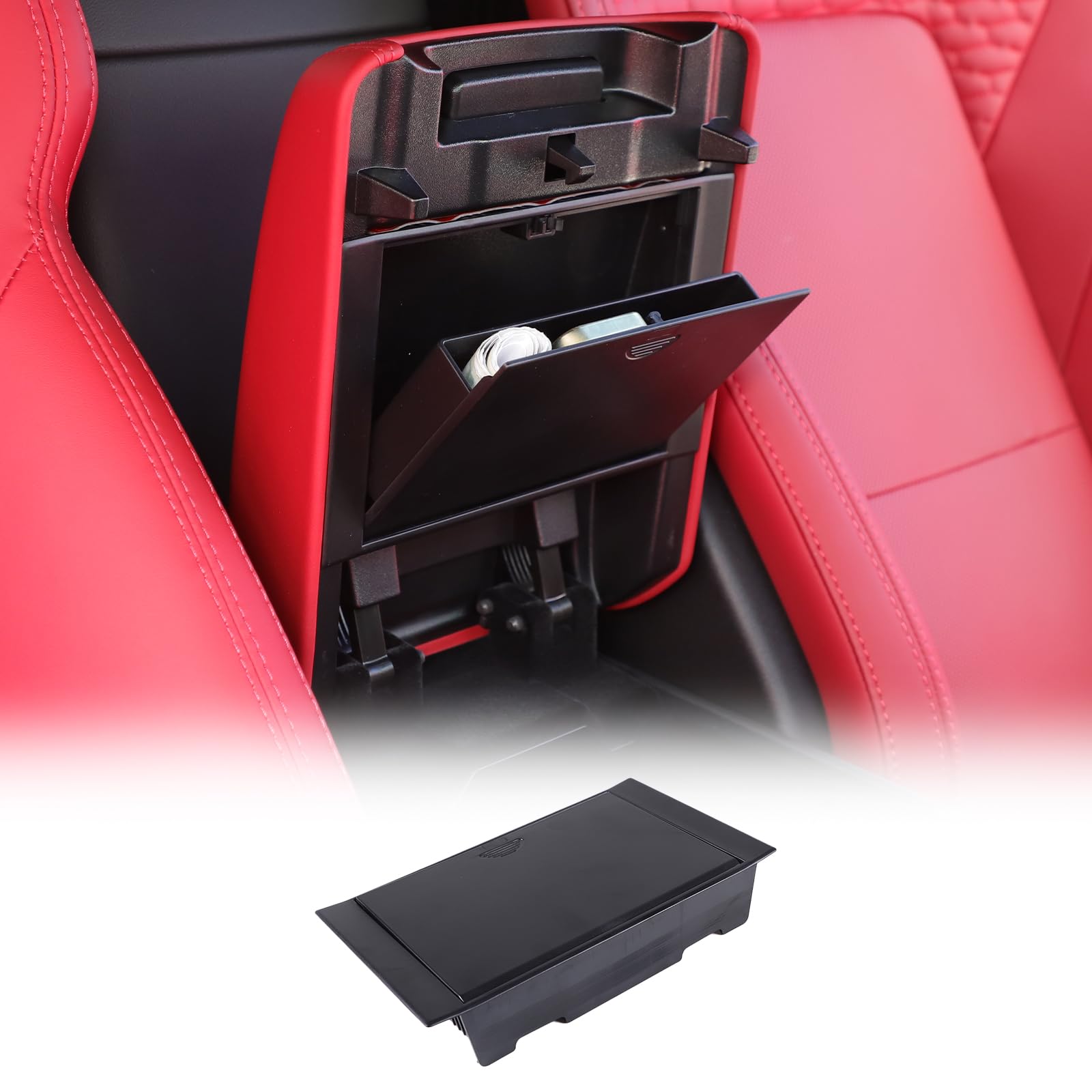 Versteckte Aufbewahrungsbox für Autos, kompatibel mit Jaguar F-TYPE 2013–2024, Zubehör, Mittelkonsole, Organizer, Geheimfach, Armlehne, versteckter Organizer, sekundärer Einsatz