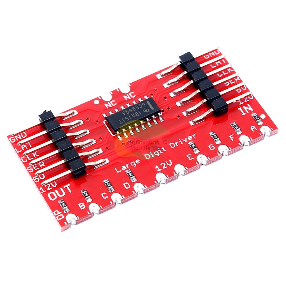 DC 5V TPIC6C596 Large Digit Driver Drive 6.5" 7-Segment LED Display Module for Andrino Diy Kit Electronic PCB Board Module