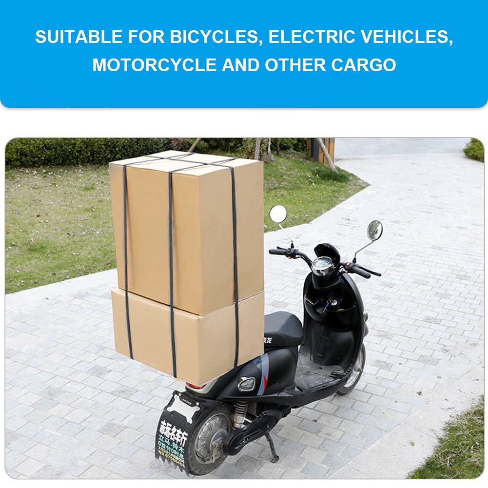 Buy Adjustable Bungee Cords Heavy Duty with Metal Hooks, 4 Pack 2M