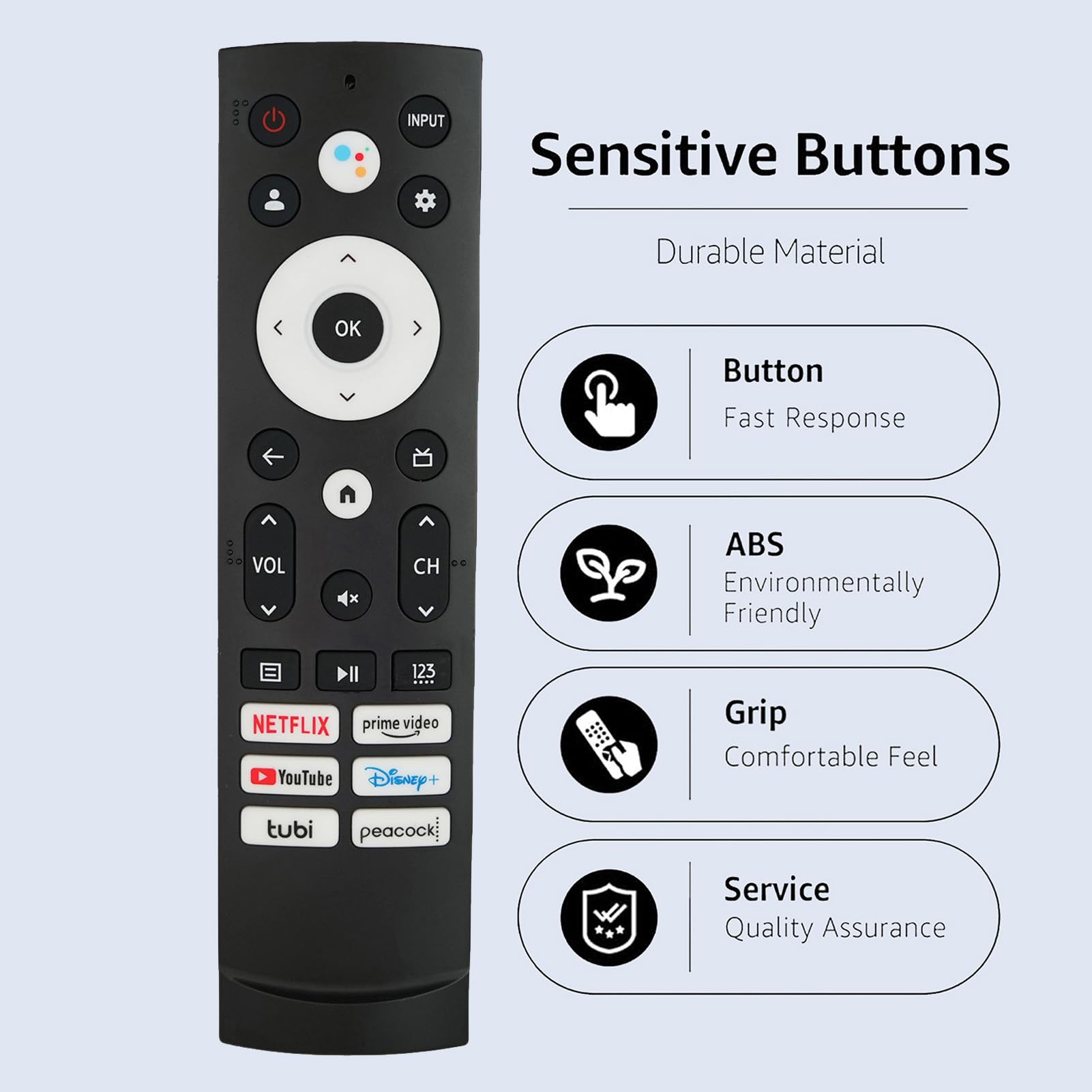 Telecomando Infrarossi ERF3A90 Per TV Hisense Smart - Modelli 55U8G, 75U9DG, 75U7G, U9G E Altri - Foto 2