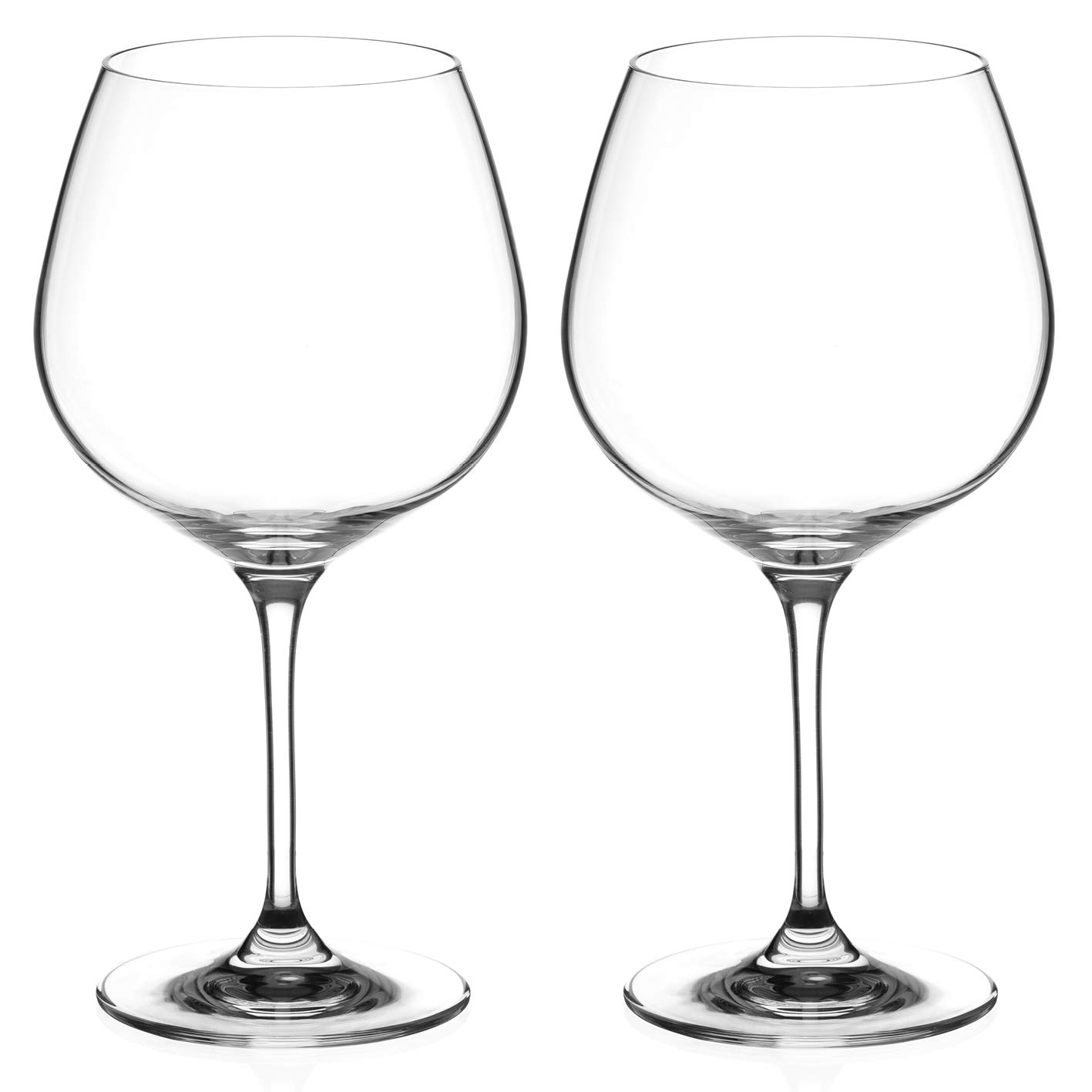 DIAMANTE Juego de 8 vasos de cóctel para fiesta – Martinis | Gin Copas | platillos | vidrio de margarita – 2 de cada cristal premium