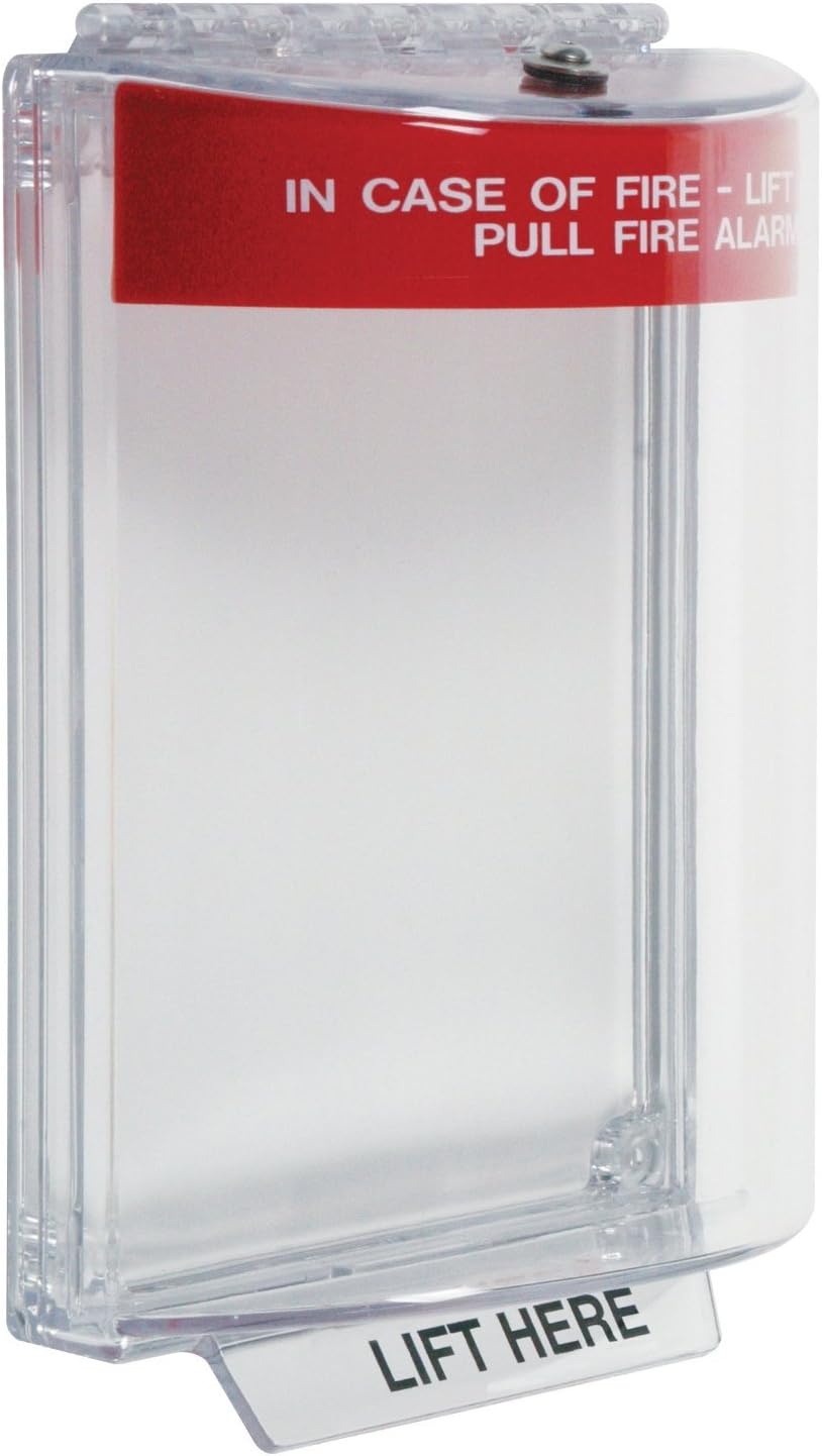 STI-13010FR Universal Stopper without Horn with Flush Mount, Protective Polycarbonate Cover (2 Pack)