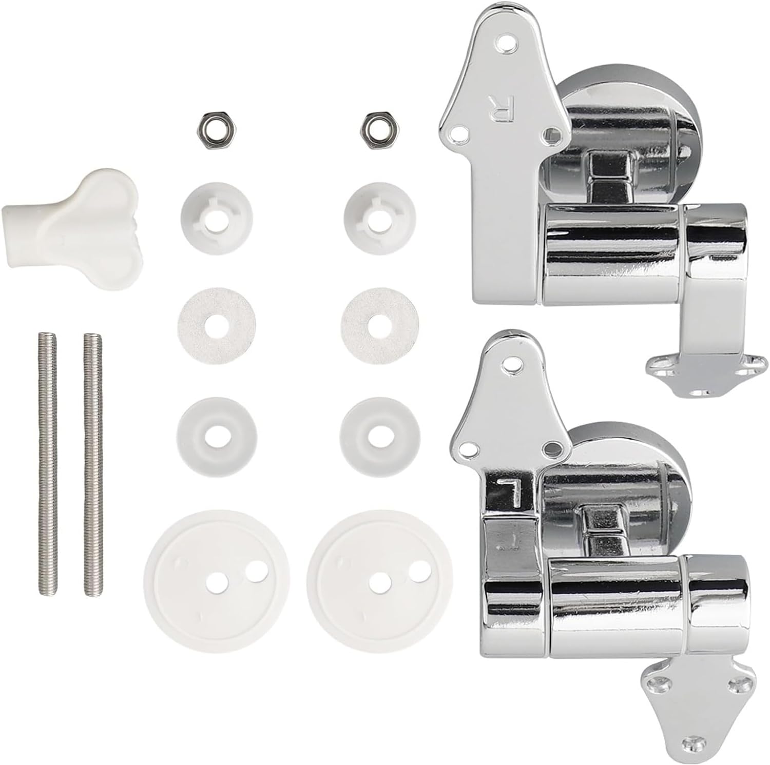 Starring Red Toilet Soft Close Hinges, Replacement Traditional & Contemporary Toilet Soft Close Hinges Toilet Seat Hinges, Zinc Alloy Toilet Seat Fixings