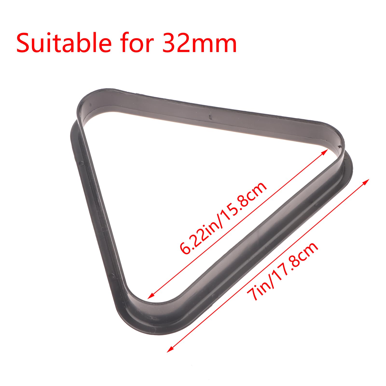 Accessori Tavolo Da Biliardo Snooker Triangolo Telaio Rack in Plastica 25 mm 32 mm 38 mm 44 mm 52 mm 57 mm