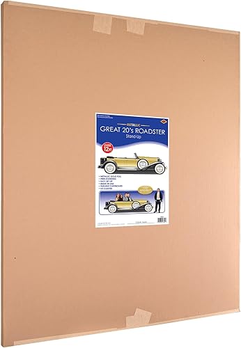 Miniatura 6 de Beistle Cartón corrugado grande de 4 x 12 pies y 11 pulgadas, accesorio para fotos de automóvil, decoración de graduación, decoraciones de fiesta de