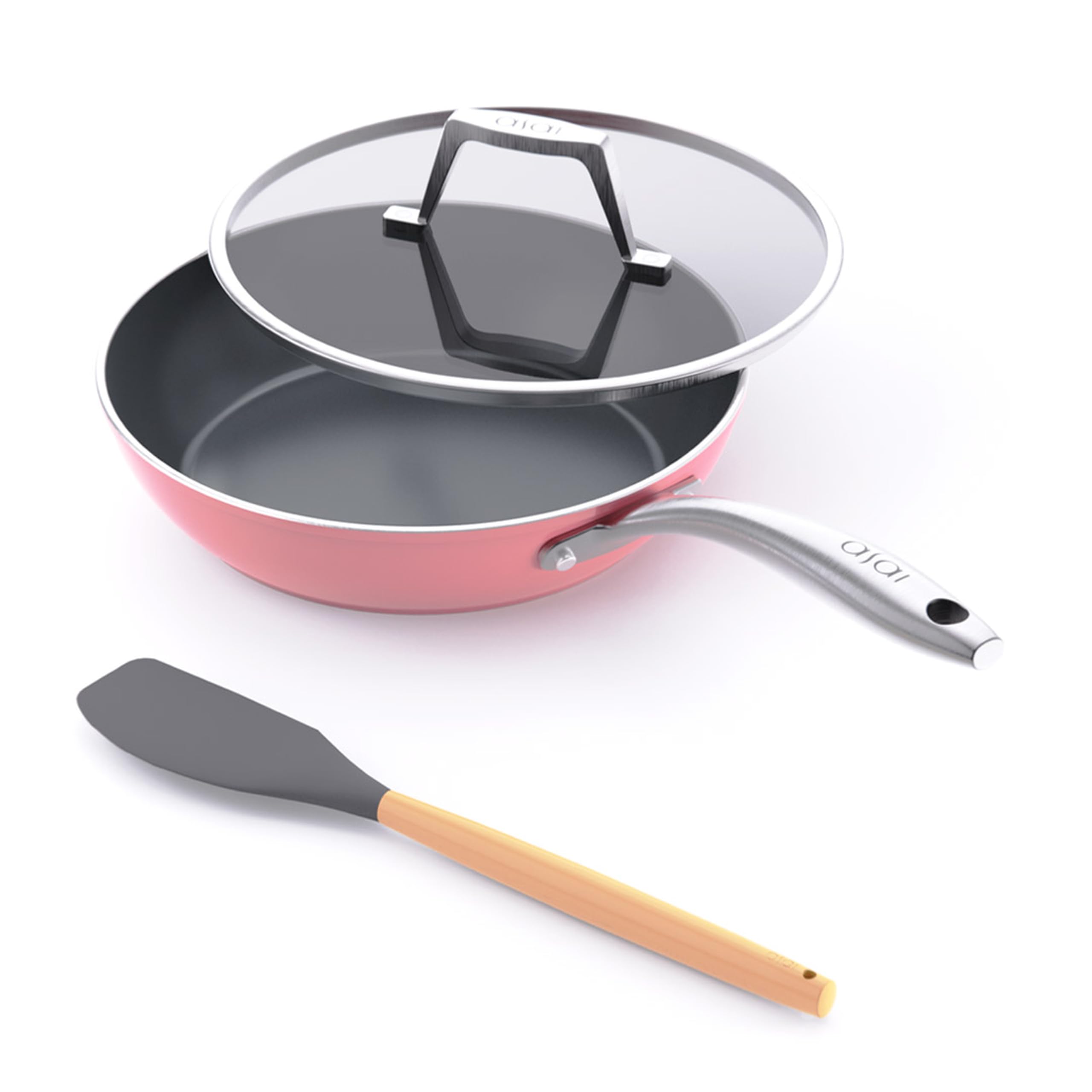 Asai Ceramic Pan - Non-Stick, Toxin-Free Cooking -9