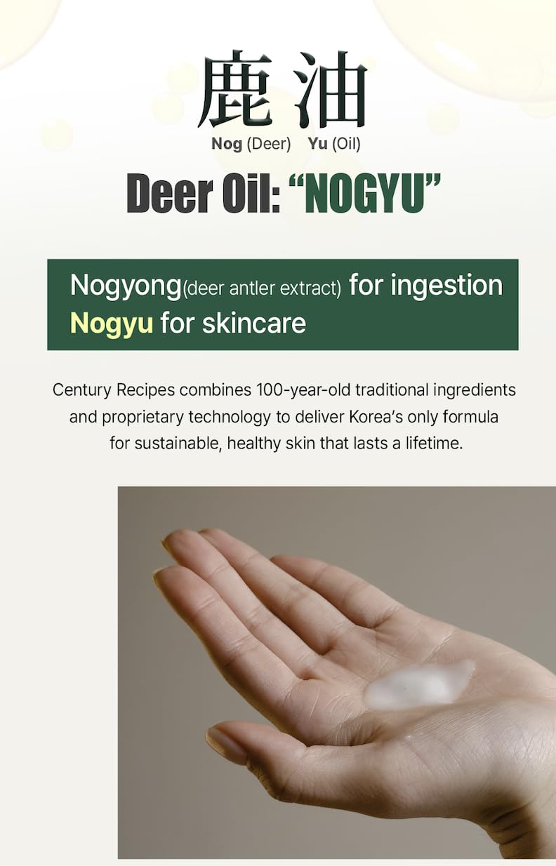 Nogyu Skin Rebirth Ampoule 40 ml / 1.35 fl oz – Hydrating Face Serum with Deer Fat Oil, Sacha Inchi Oil & Hyaluronic Acid - Image 5