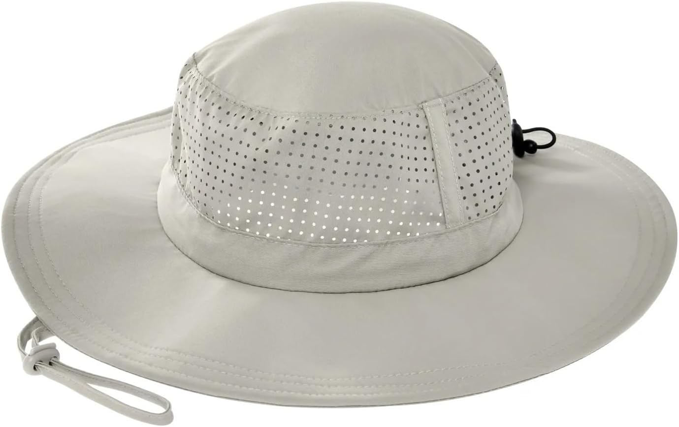 Outdoor Sun Hat for Men Women Fishing Hats Lightweight Bucket Breathable Boonie for Camping Hiking Garden