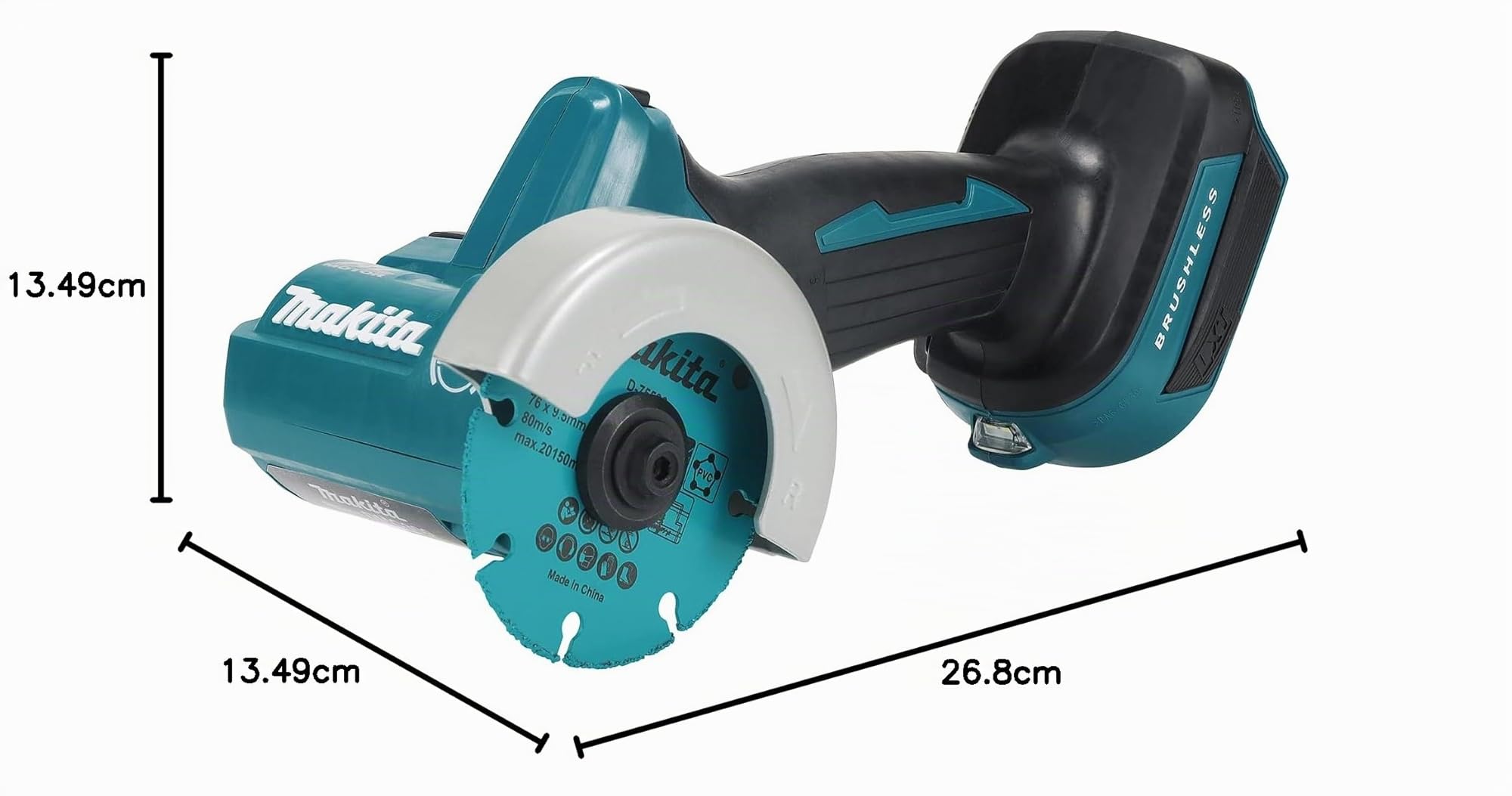 Makita DMC300Z Akku-Winkelschleifer (DMC300Z)