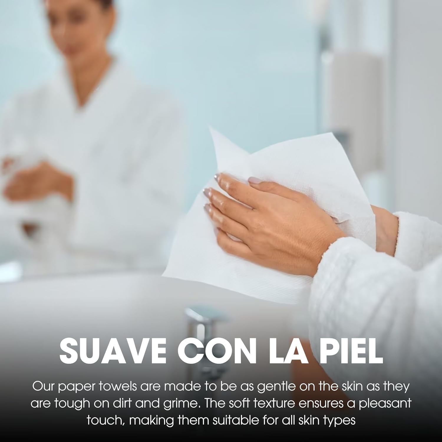 12000 Toallas Papel Secamanos Plegadas Zig Zag - Toalla Papel Secamanos Desechables Laminadas Doble Capa - Papel Suave y Absorbente - 20x20cm para Dispensadores