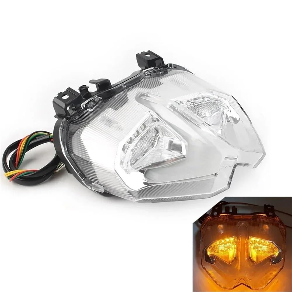 Moto Faros Freno Trasero​ Luz intermitente trasera LED integrada para