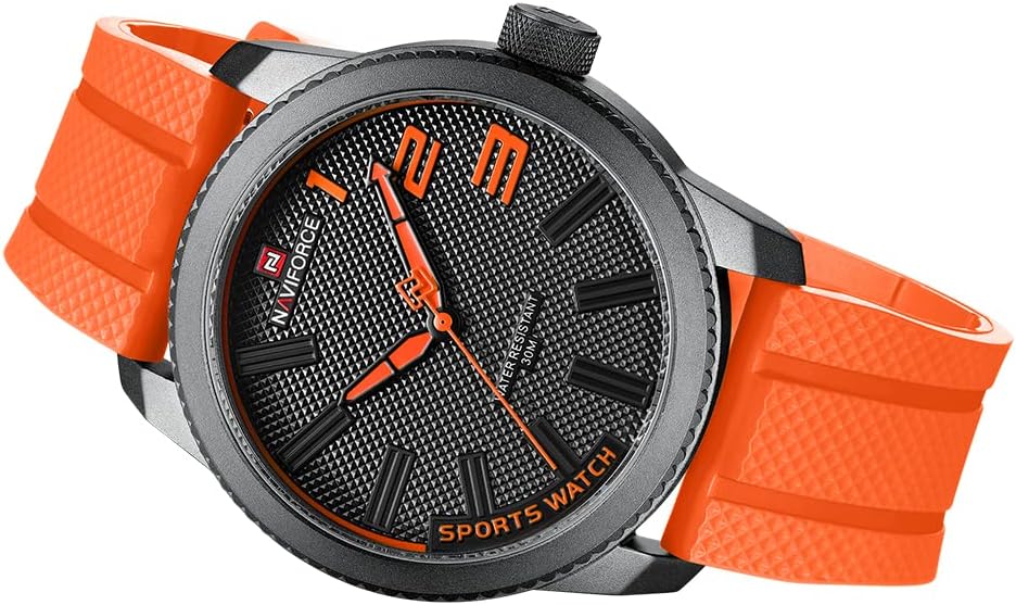 NAVIFORCE Sport Waterproof Watches for Students Boys Men, Silicone Band Watch with Second Hand - Image 7