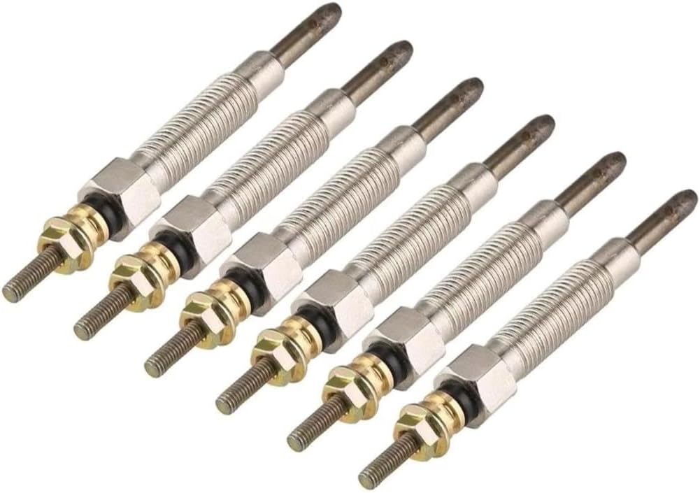 Car Diesel Glow Plug Set for Nissan for Patrol Y60 4.2L Diesel Heater Glow Plug Replacement Set Engine Auxiliary Heating Preheating Plug