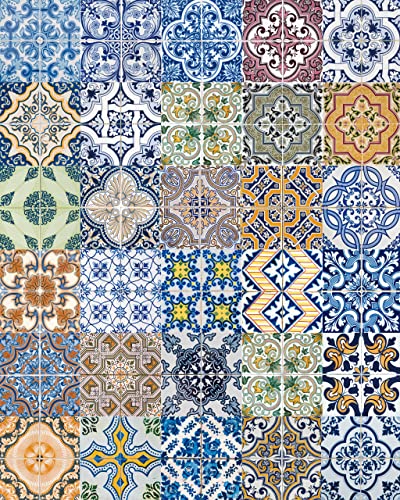 Flfk 3D Traditional Tile Sticker Peel And Stick Vinyl Waterproof Tile Decals For Kitchen Backsplash Bathroom Home Decoration 7.87"X7.87"X 30 Pcs #TOP18