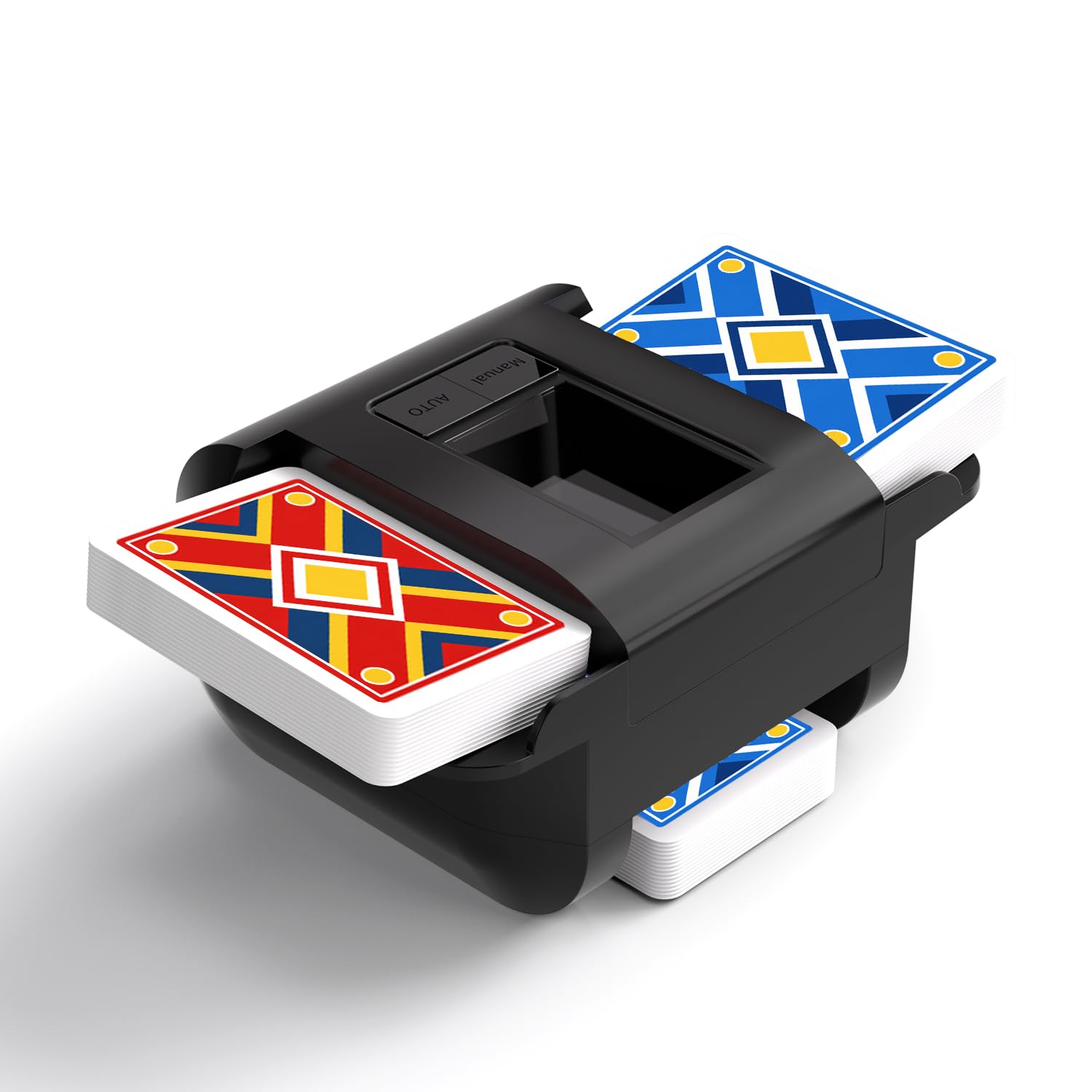 Automatic Card Shuffler for 1-2 Deck with Dual Modes