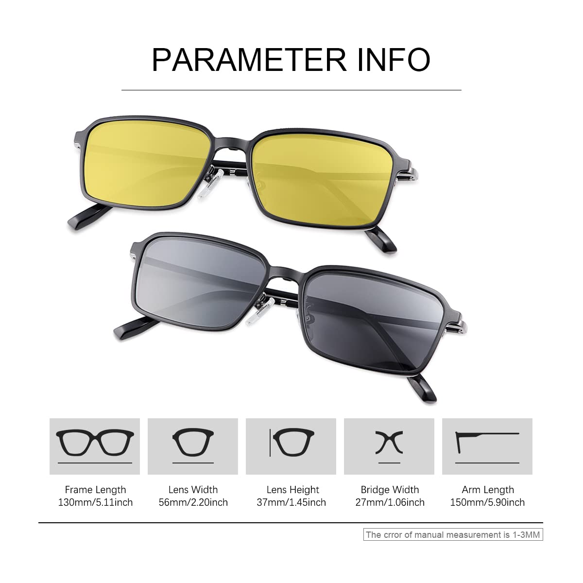 LJIMI Occhiali da lettura per uomo e donna Occhiali per computer che bloccano la luce blu Lettori solari anti abbagliamento UV Protezione Clip per occhiali da sole polarizzati con 2 magneti 2 in 1