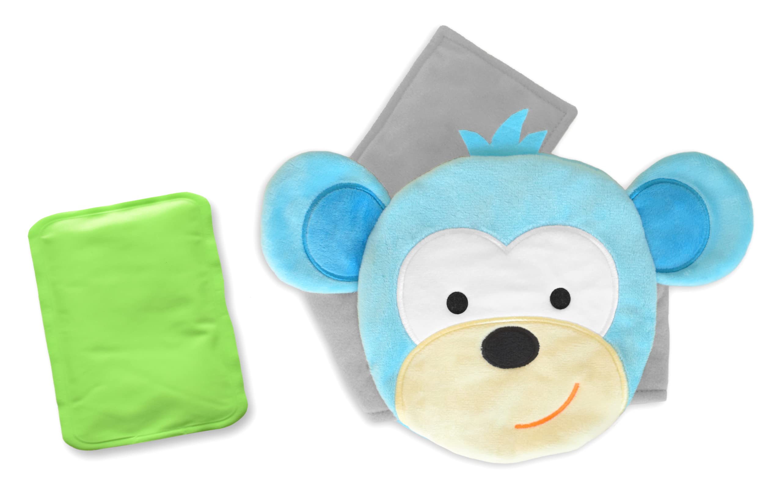 Baby Colic, Gas and Upset Stomach Relief – Belly Hugger – A Soothing Warmth Combined with Gentle Compression (Monkey)