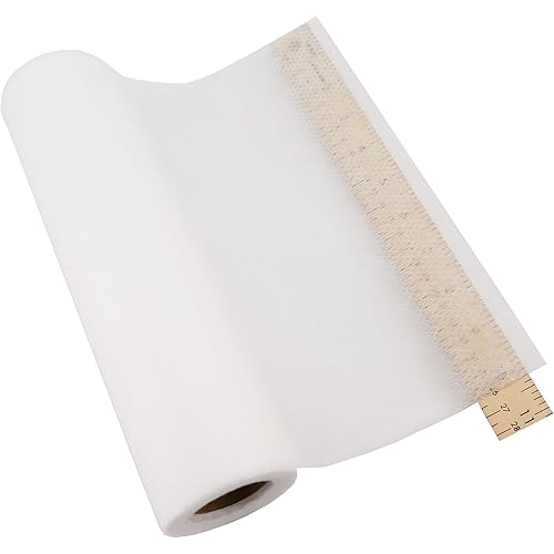 New Brothread No Show Mesh Machine Embroidery Stabilizer Backing 10" x 10 Yd roll - Light Weight 1.8 oz - Cut into Variable Sizes for Machine Embroidery and Hand Sewing