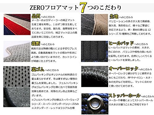 Amazon | ZERO ゼロ フロアマット(脱臭・消臭加工済み) スバル プレオ