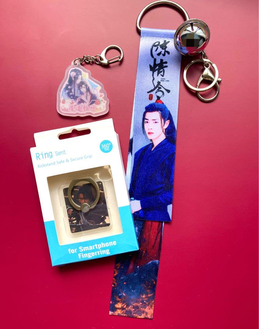 Amazon | 陳情令 キーホルダー スマホリング セット ① 肖戦 王一博  