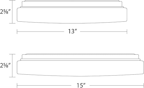 Miniatura 6 de WAC Lighting, Blo Energy Star LED de 13 pulgadas, montaje empotrado de 5 CCT seleccionable 2700K-3000K-3500K-4000K-5000K en blanco