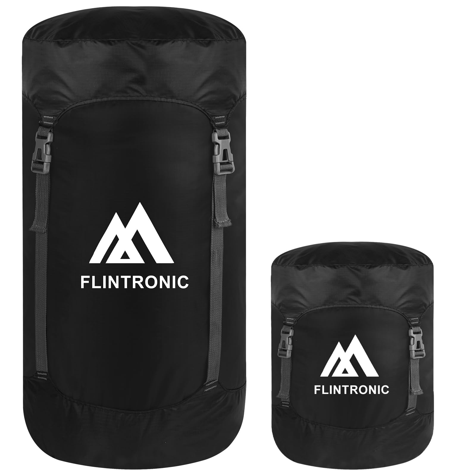 flintronic Compression Stuff Sack, 35L, Lightweight Water Resistant Compact Stuff Sack Storage bag, Sleeping Bag Stuff Sack with Ripstop Fabric for Camping, Hiking, Traveling