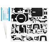 Ajustement parfait : chaque autocollant est découpé avec précision pour s'adapter parfaitement à l'appareil photo.