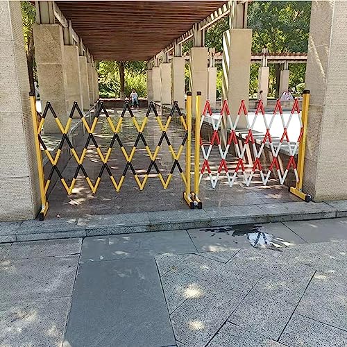 Clôture rétractable isolée jaune à double roue pour sécurité événementielle - 8