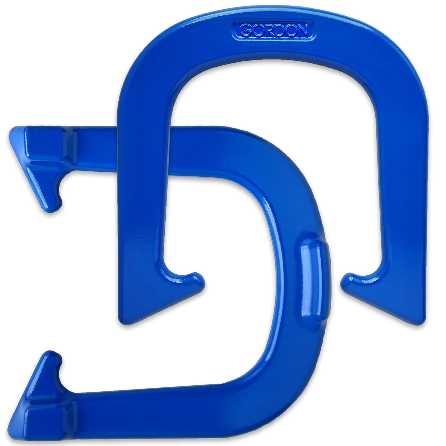 Gordon Professional Pitching Horseshoes - NHPA Sanctioned for Tournament Play - Drop Forged Construction - One Pair (2 Shoes) - Medium Weight