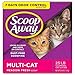 Scoop Away Multi-Cat Clumping Cat Litter, Meadow Fresh Scented, 25 Pounds (Package May Vary)