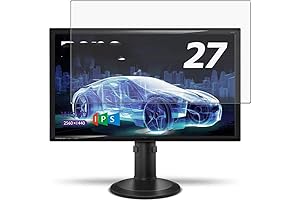 3 Pack Screen Protector Film, compatible with BenQ Monitor gw2765ht 27" TPU Guard