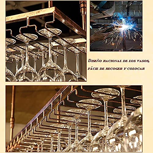 Soporte para botellas de vino ajustable 30-60cm hierro miniatura 5