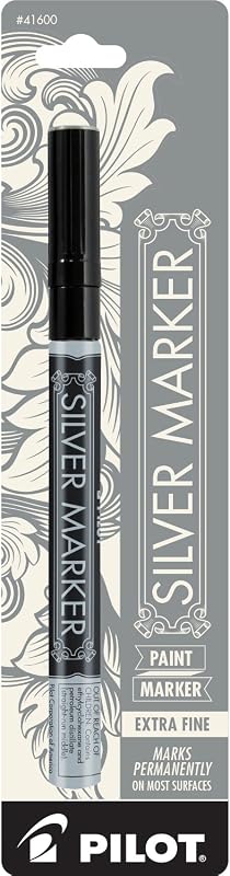 Pilot 41600 Silver Metallic Extra Fine Point Marker Pen