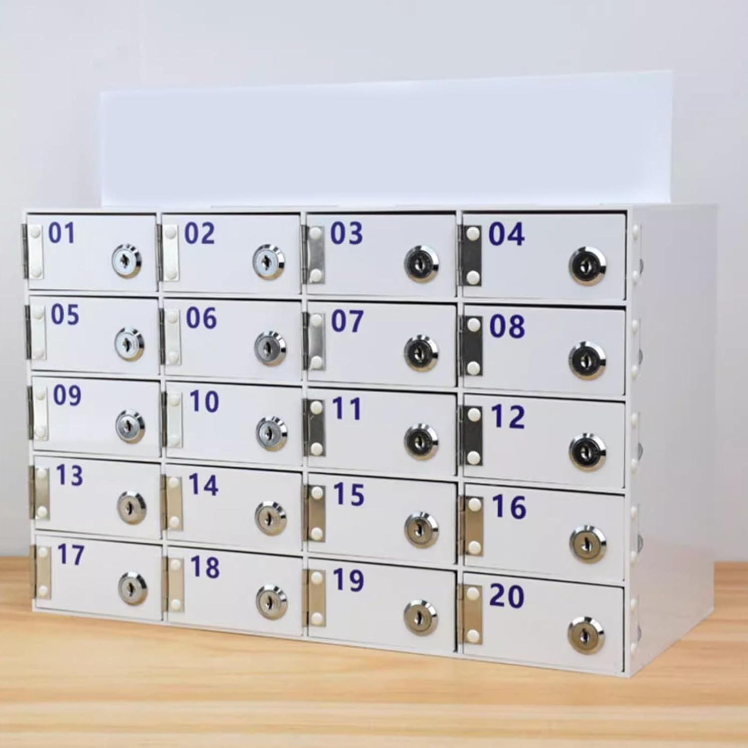 School Mobile Phone Cabinet Employee Mobile Factory Cell Phone Storage Box Company Cell Phone Locker(9)