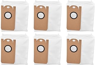 M7 Pro, 6 Pack Replacement Vacuum Filter Bags Compatible with S9 and M7 Vacuum Cleaner,Robot Cleaner Vacuum Bags Replacement Accessory