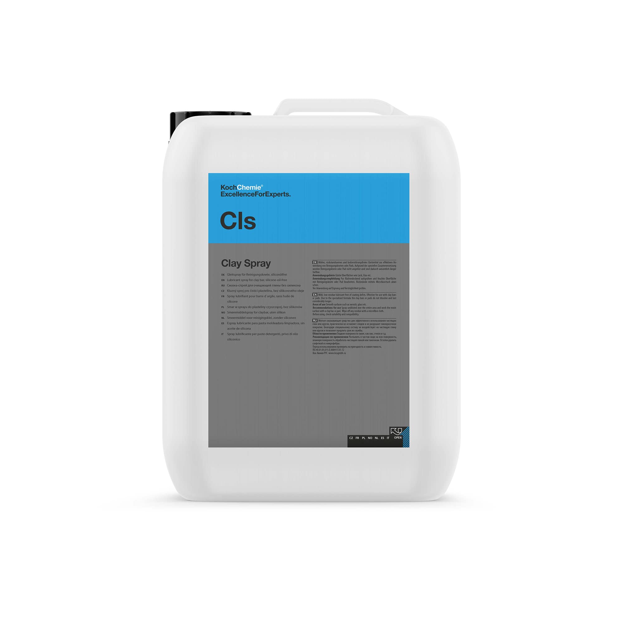 Koch Chemie CLS Clay Spray Gleitspray für Reinigungsknete siliconölfrei 10 Liter
