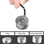 YEZRO Y11 Adjustable Metal Weight for Oculus Quest Golf Club Attachment - Adds 245/195/145 Grams to VR Accessories (Attachment NOT Included)