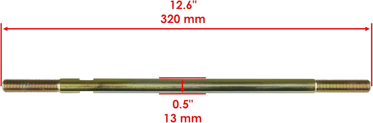 Caltric 2 Tie Rod Set Compatible with Kawasaki 650 Kvf650 Kvf-650 Brute Force 650 4X4I 2006-2013