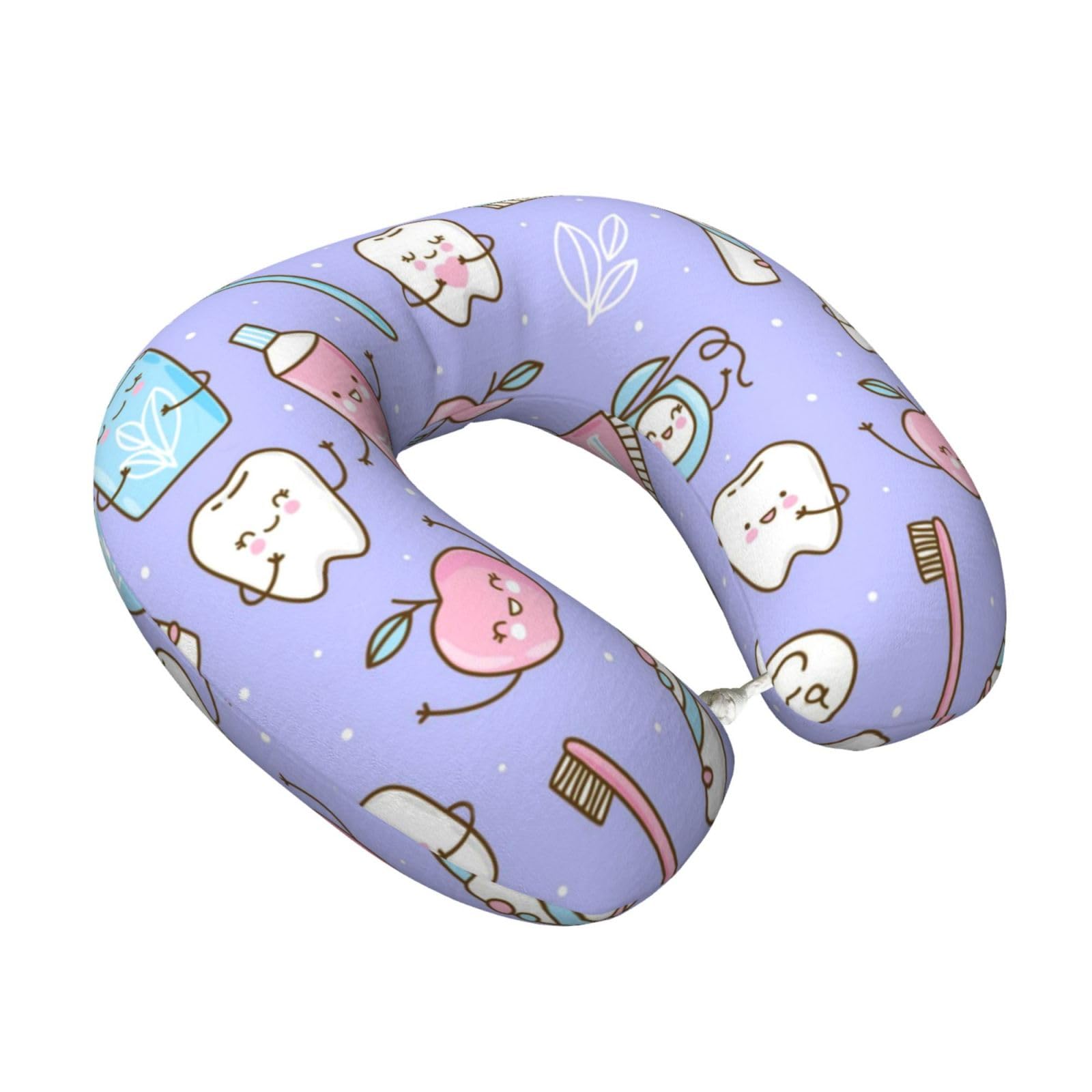 LKYMOH Dentist, Travel Neck Pillow U-Shaped Memory Neck Support Soft Comfortable With Washable Cover For Airplane Car Traveling and Office