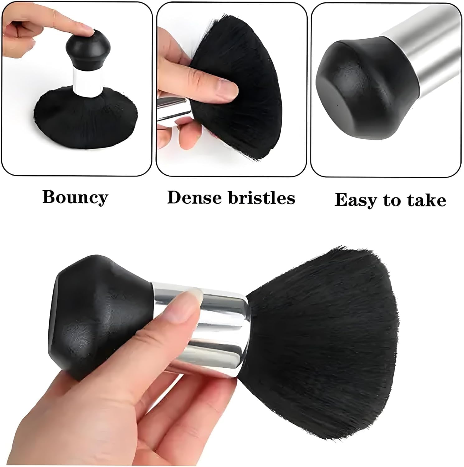 4 pennelli da parrucchiere, set di pennelli da parrucchiere, set di pennelli per il collo, accessori per parrucchiere, spazzola per capelli, parrucchiere, parrucchiere, pulizia dei capelli, rimozione