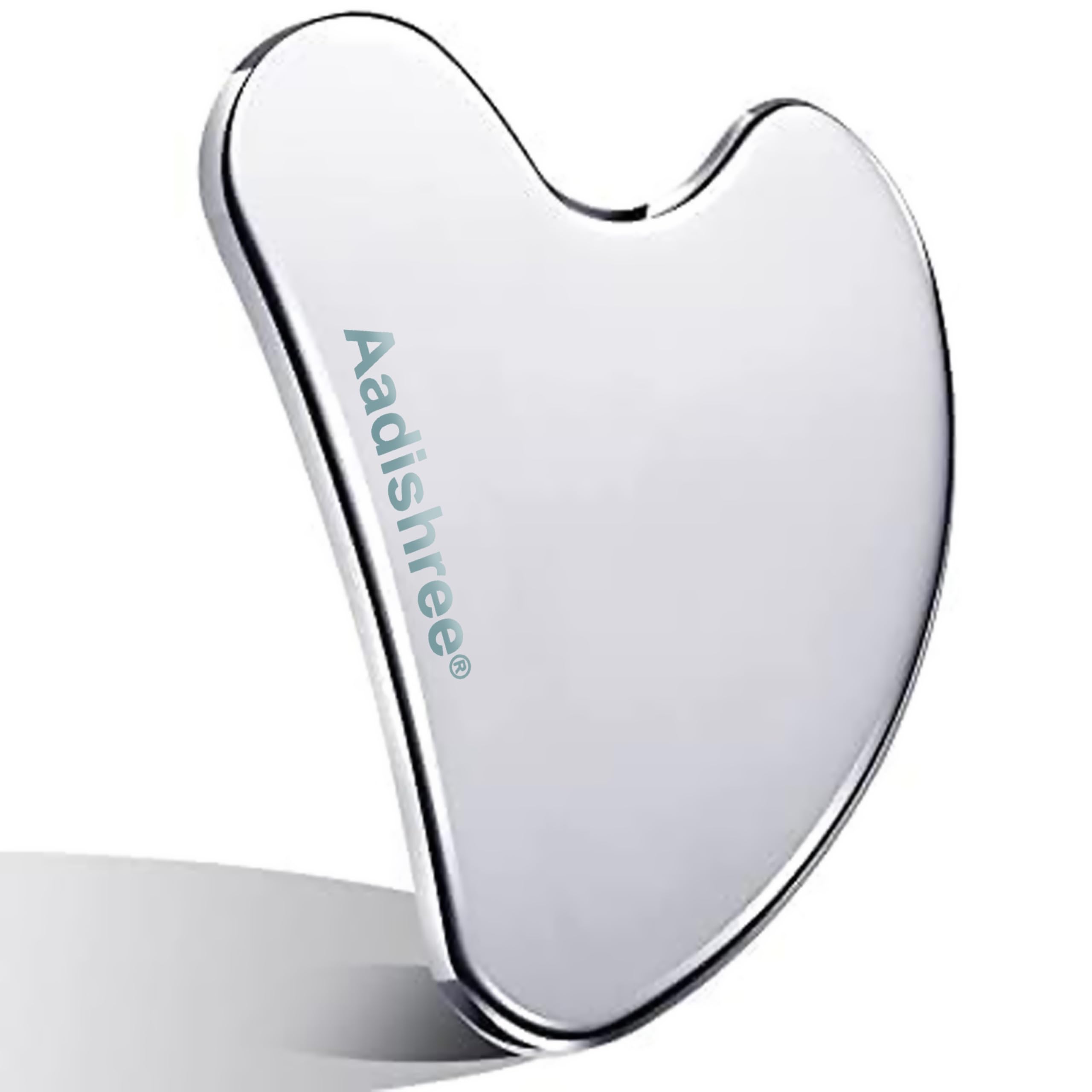 Gua Sha Tool For Face | Stainless Steel Gua Sha | Facial Tools Metal Gua Sha | Tighten Skin Care Tools | Beauty Tool For Body Eyes Neck Massager (Heart Shape)-image-46
