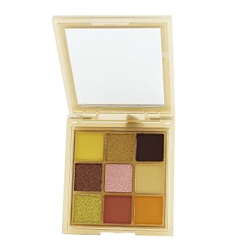 Huda Beauty Wild Obsessions Eyeshadow Palette,Tiger 9 Shades, Warm Tones with Tiger Print Design
