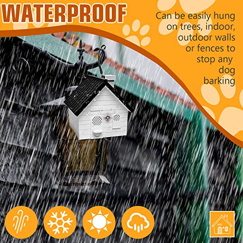 Jiianery Anti Barking Device, Automatic Sensing Dog Barking Control Devices, 4 Frequency Ultrasonic Bark Box Dogs Sonic Sound Silencer Safe For Human & Dogs #TOP4